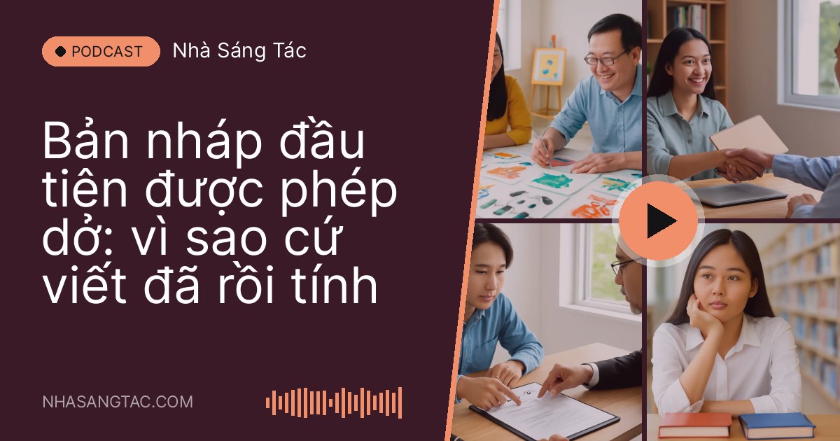 Bàn tay viết nhanh bằng bút máy trên trang giấy, nét chữ nhoè vì chuyển động