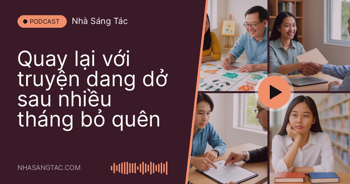 Người phụ nữ mở chiếc hộp đựng những cuốn sổ cũ trên gác, có tia nắng chiếu vào